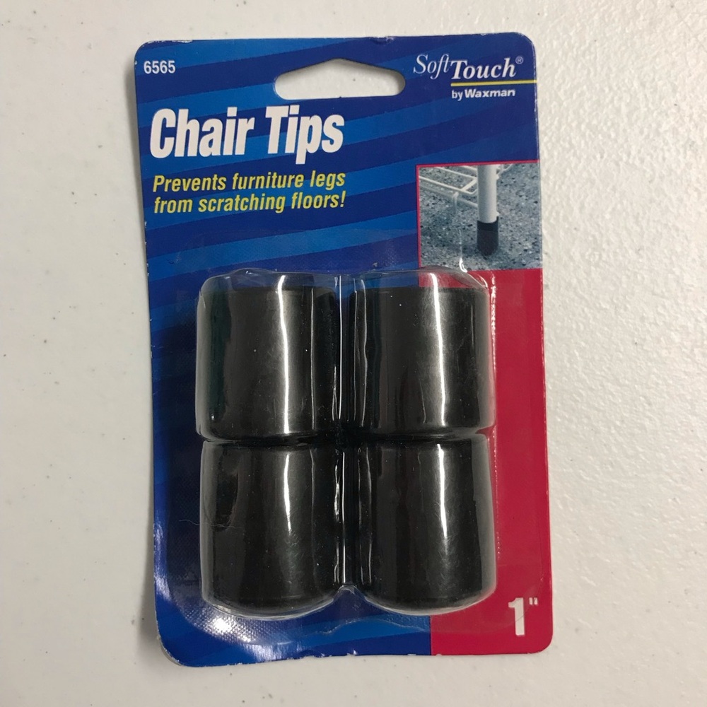 SoftTouch Black Chair Tips -K